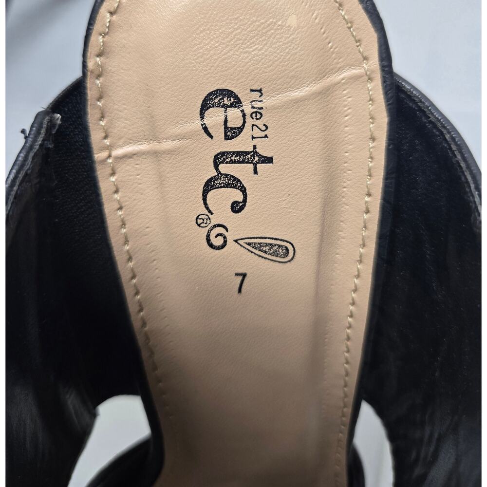rue21 etc! Womens Closed Toe Mule Stiletto Pumps l Size: 7 - Picture 7 of 9